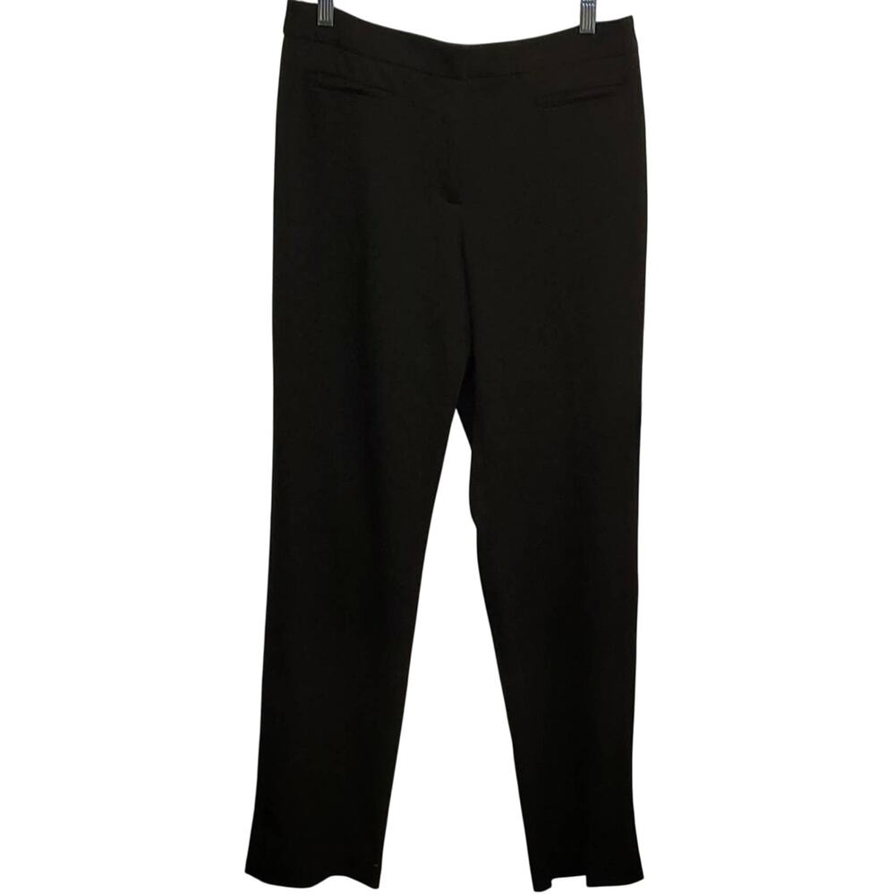 Liz Claiborne Women's Black Audra Slacks Career Trousers Size 8 missing